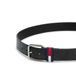 Cintura Ryan 35mm logo stampato sul passante nero