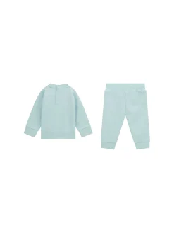 Completo 2 pz neonata felpa con ricamo farfalla e pantalone joggers ce