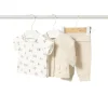 Completo cardigan, t-shirt e pantalone ceramica