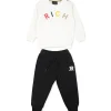 Completo due pezzi (felpa + pantalone Balur panna/nero