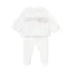 Completo due pezzi t-shirt e ghettina rosa