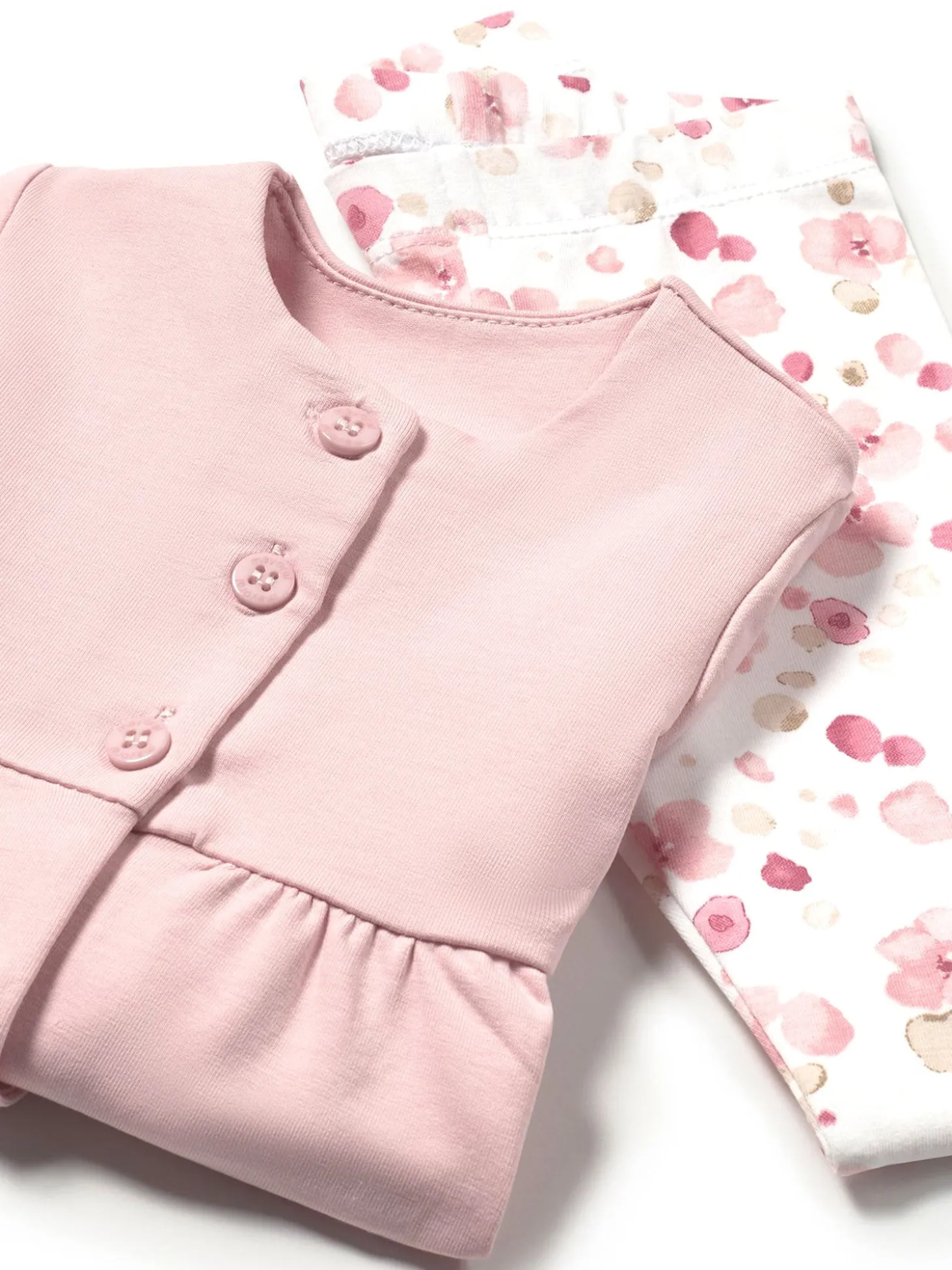 Completo giacca, t-shirt e leggings rosa