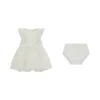 Compoleto 2 pz neonata abito cerimonia fantasia micropois e panties bi