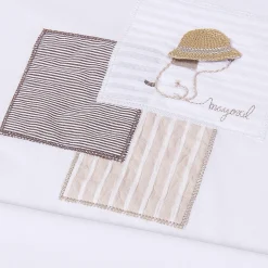 Copertina in cotone beige