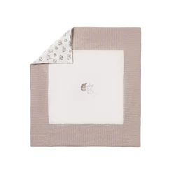 Copertina motivo coniglietti beige