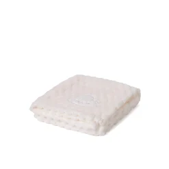 Copertina pellicciotto panna