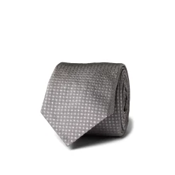 Cravatta in seta motivo jacquard 6 cm