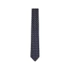 Cravatta in seta motivo jacquard 7,5cm