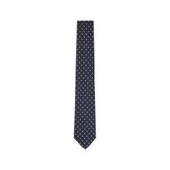 Cravatta in seta motivo jacquard 7,5cm