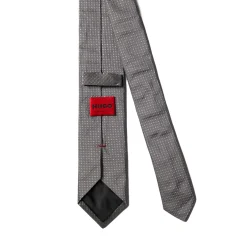 Cravatta in seta motivo jacquard 6 cm
