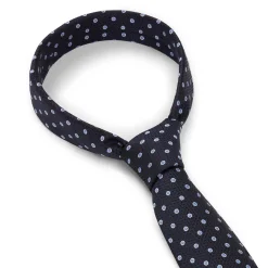 Cravatta in seta motivo jacquard 7,5cm