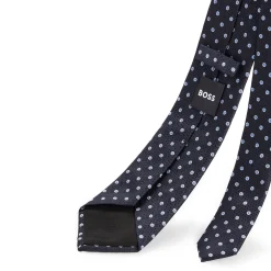 Cravatta in seta motivo jacquard 7,5cm