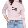 Dolcevita manica lunga melange flag rosa