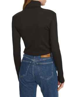 Dolcevita regular con logo nero