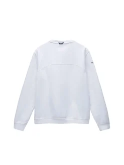 Felpa b-badge bianco