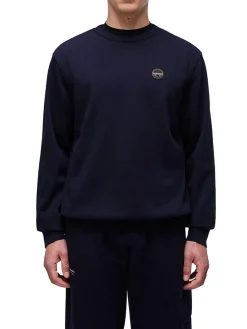 Felpa b-badge blu