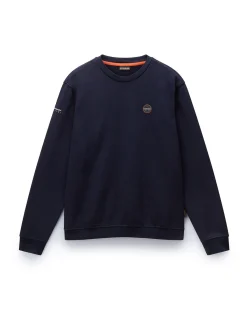 Felpa b-badge blu