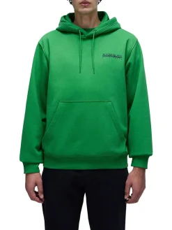 Felpa con cappuccio b-linth verde