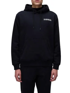 Felpa con cappuccio b-linth nero