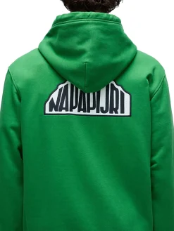 Felpa con cappuccio b-linth verde