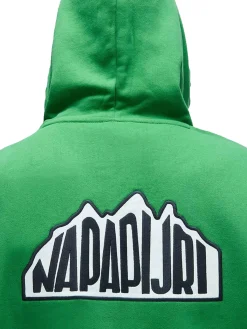 Felpa con cappuccio b-linth verde