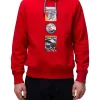 Felpa con cappuccio b-portaleth rosso