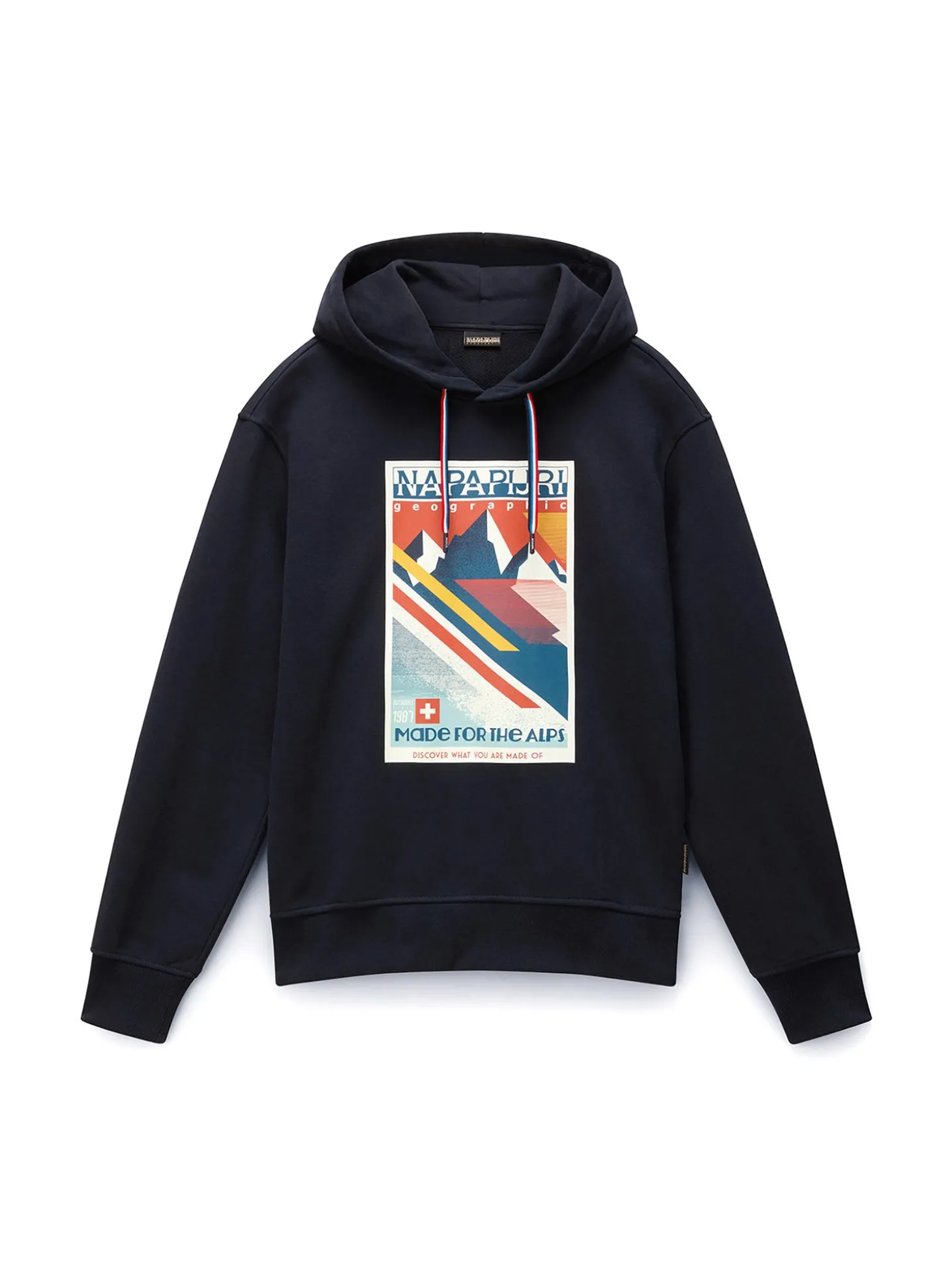 Felpa con cappuccio b-portaleth nero