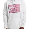 Felpa con cappuccio dna flag twist panna