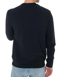 Felpa con cappuccio e chiusura zip nero