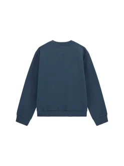 Felpa con stampa orsetto California blu