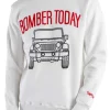 Felpa girocollo Bomber Today bianco