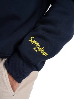 Felpa girocollo Champagne Culture blu