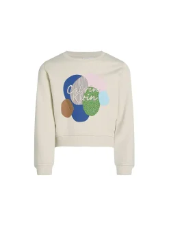 Felpa kids multi graphic panna