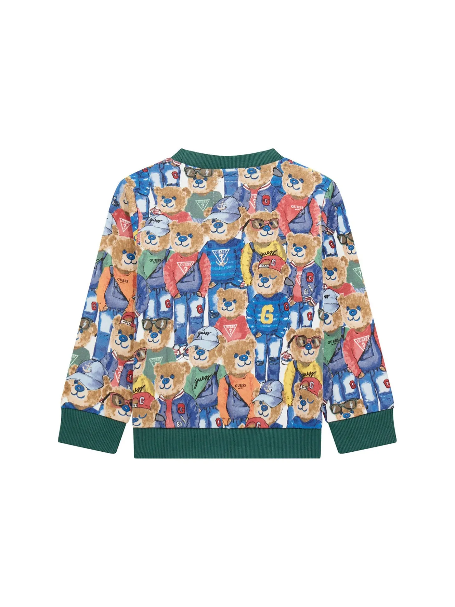 Felpa neonato stampa teddy allover fantasia