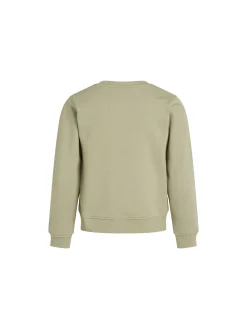 Felpa teen multi graphic verde