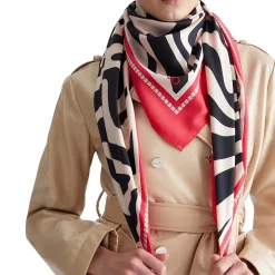 Foulard stampa zebra