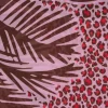 Foulard 120X120 palma fucsia
