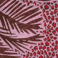 Foulard 120X120 palma fucsia
