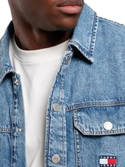 Giacca in denim con tasche