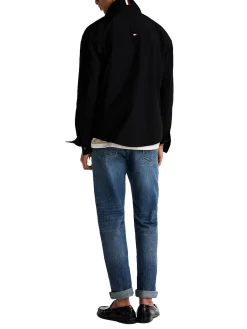 Giacca stile camicia ripiegabile nero