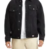 Giacca trucker jeans oversize nero