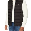 Gilet leggero in piuma con zip tjm nero