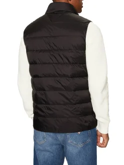 Gilet leggero in piuma con zip tjm nero