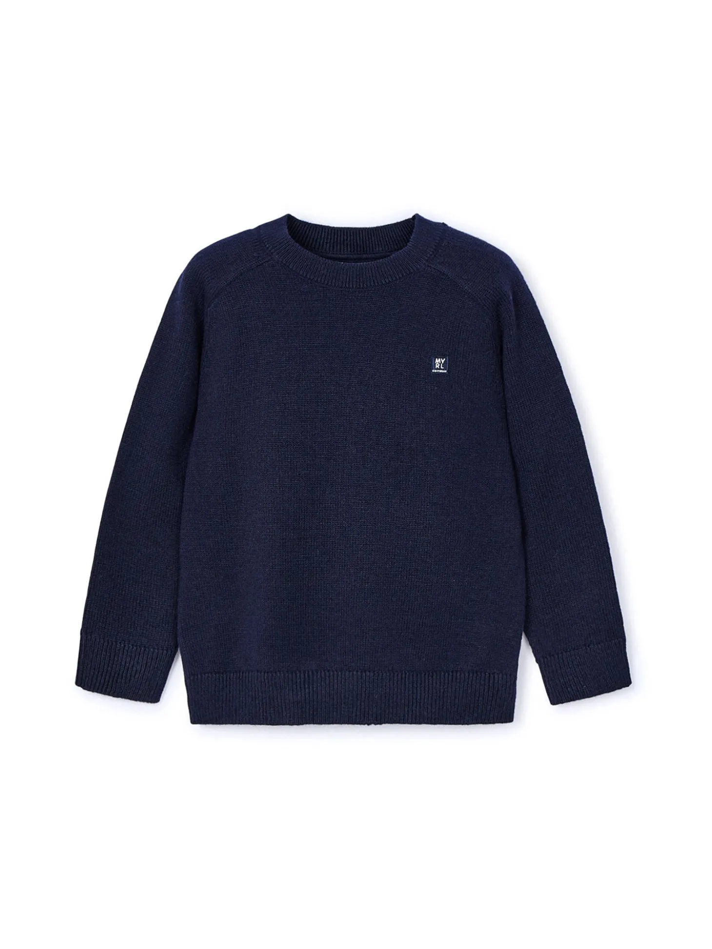Girocollo basic blu