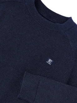Girocollo basic blu