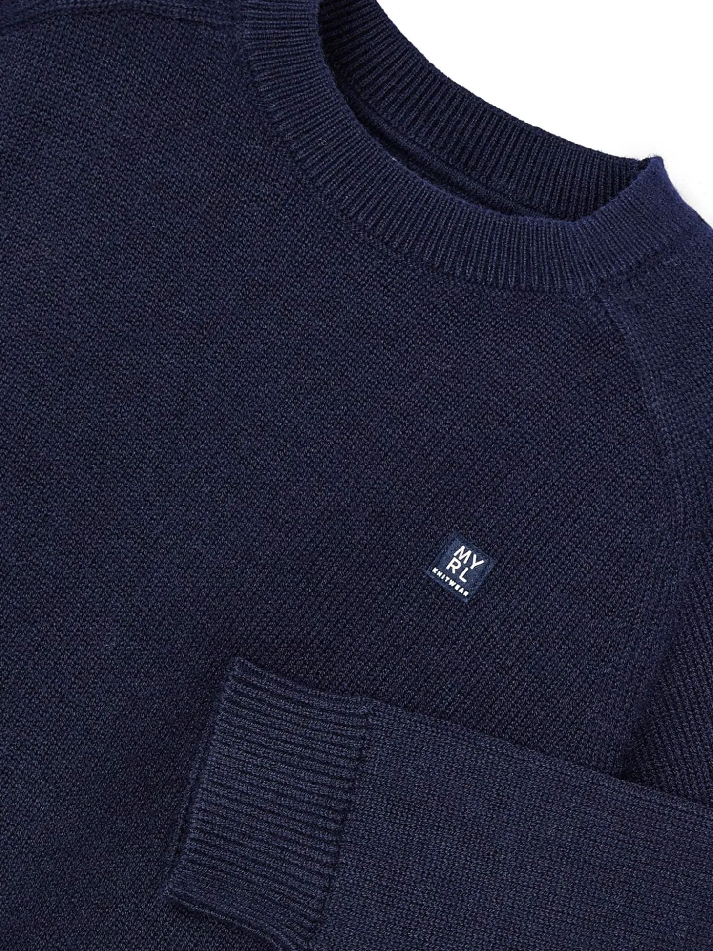 Girocollo basic blu