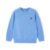 Girocollo basic celeste