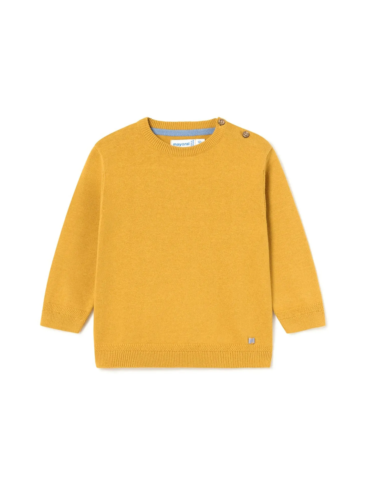 Girocollo basic senape