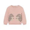 Girocollo jacquard rosa