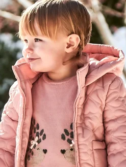 Girocollo jacquard rosa